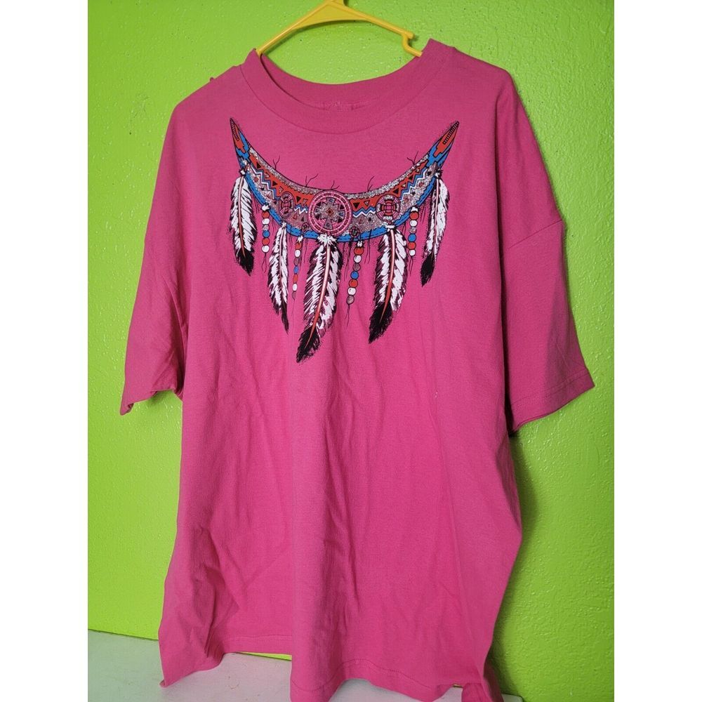 Vintage Disney Unlimited Womens Dreamcatcher Feather Necklace 90s Y2K Native EUC